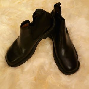 Born Men's Leather Handmade Slip on Booties size 11